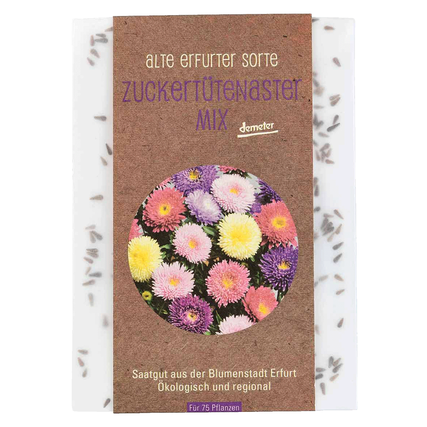 Saatgut - Zuckertütenaster Mix - Bio