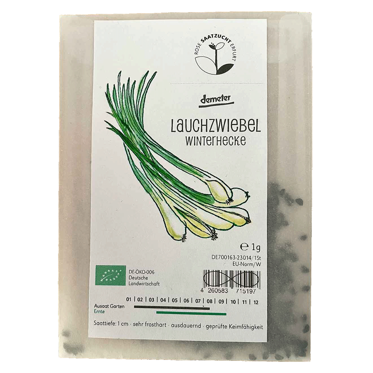 Saatgut - Lauchzwiebel Winterhecke - Bio